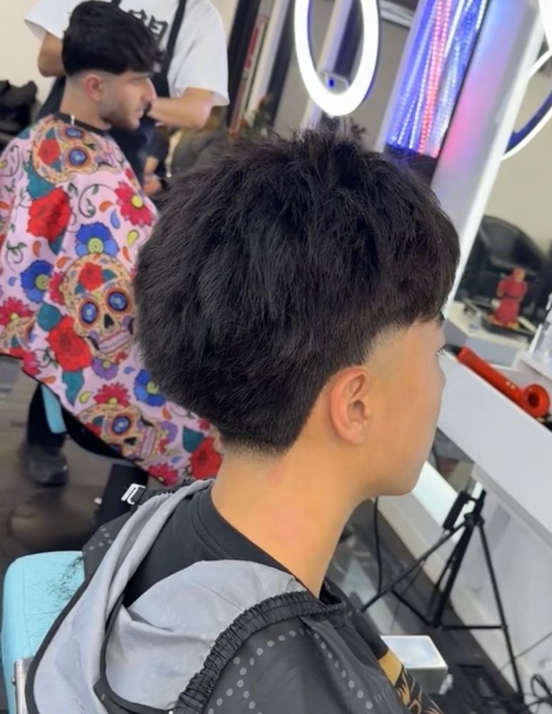 Textured taper side