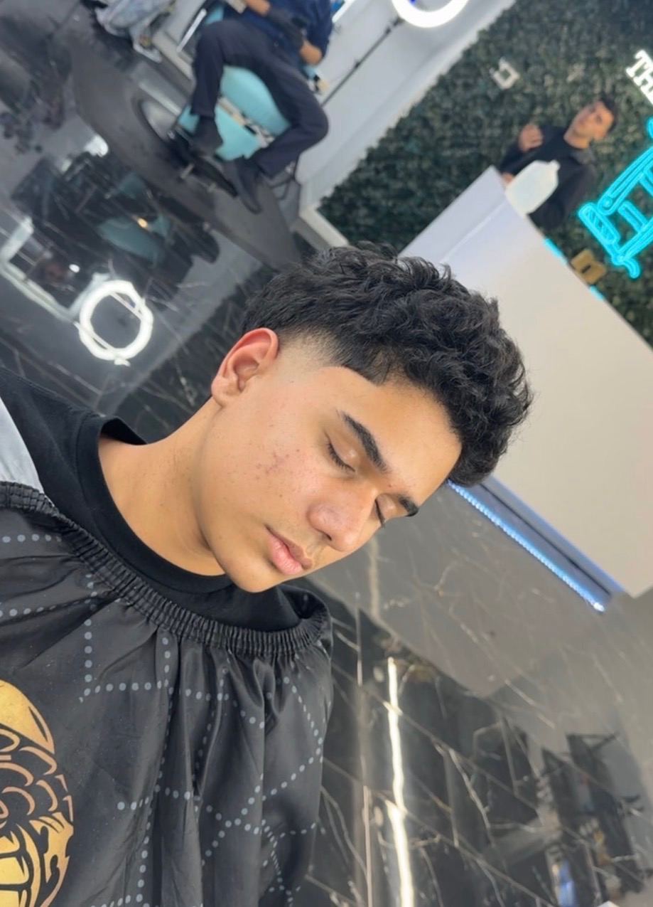 Curly top temp fade