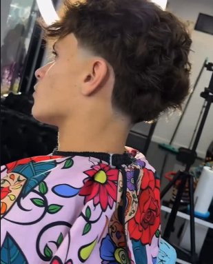 Curly fade