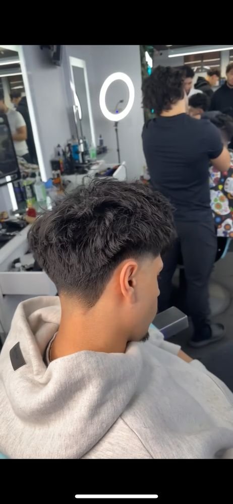Textured top fade